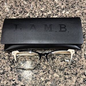L.A.M.B. Two-Tone Eyeglasses with Case